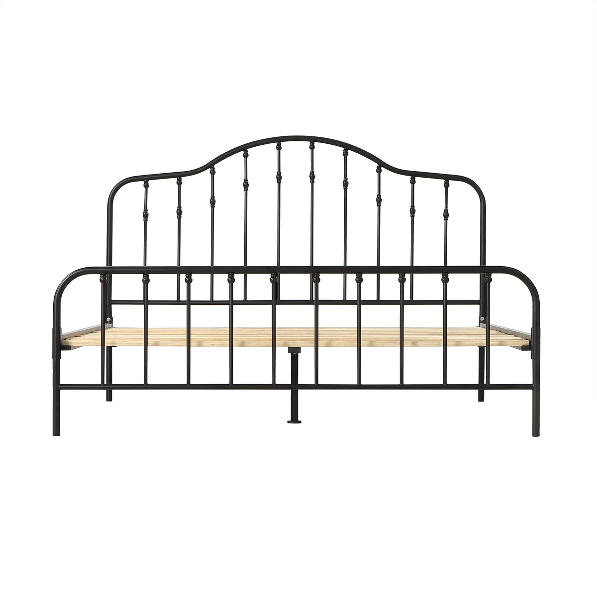 Shandwick King Bed - Black Metal