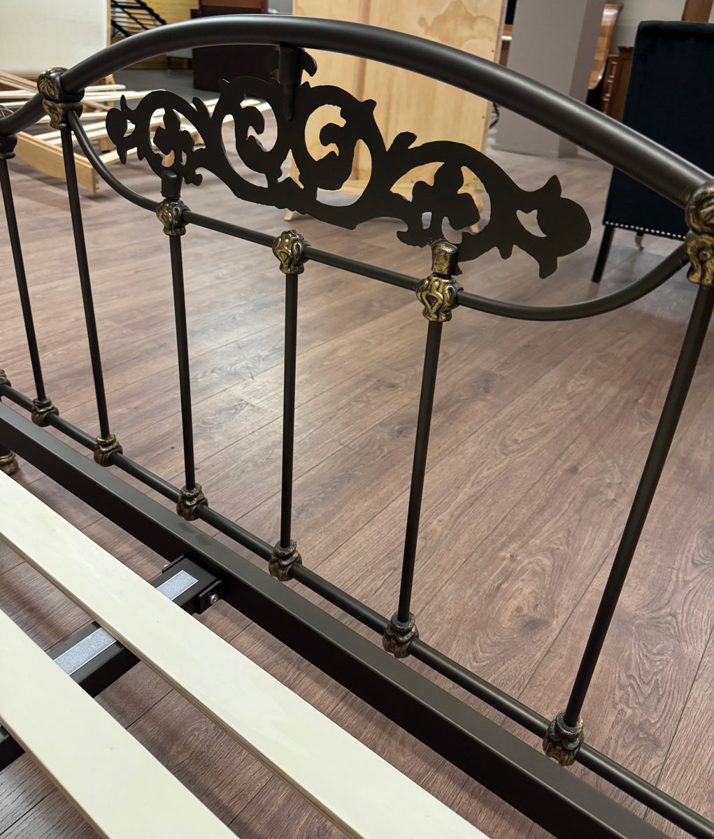 WENTWORTH King Size Cast and Wrought Iron Bed
