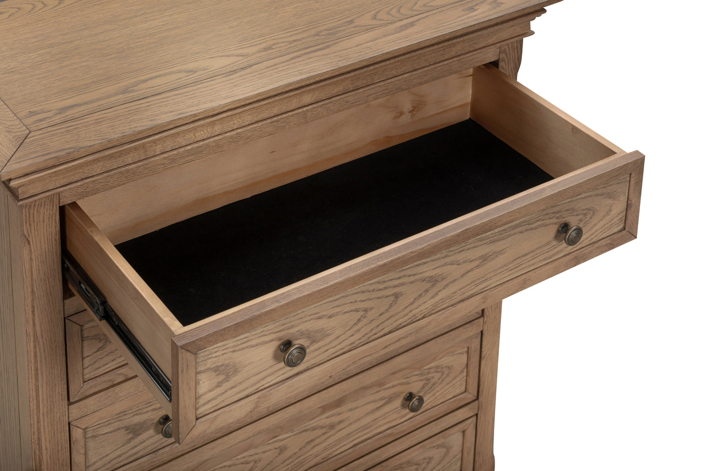 Dorset Oak Tallboy 5 Drawers