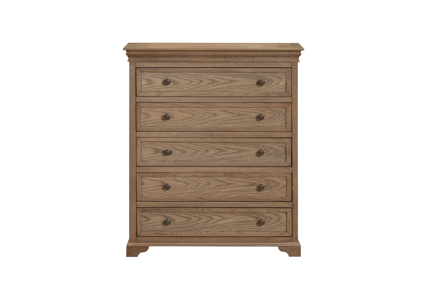Dorset Oak Tallboy 5 Drawers