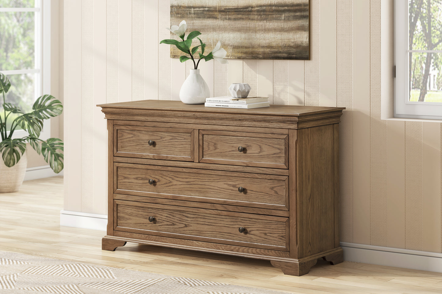 Dorset Oak Dresser 6 Drawers
