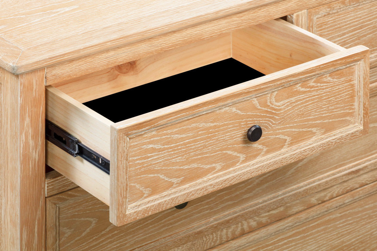 SIENA Tallboy 5 Drawers European Oak