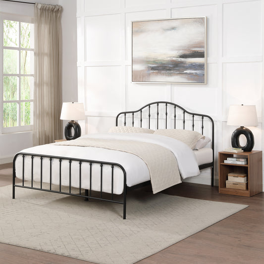 Shandwick Queen Bed - Black Metal