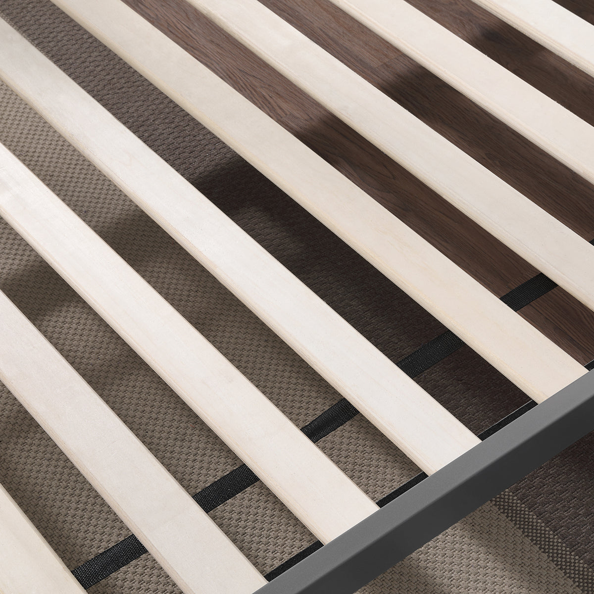 Wallace Single Bed - Grey Metal