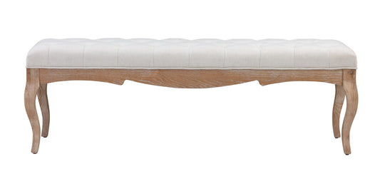 Fabian Upholstered Bench European White Oak