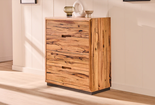 Kimberley Marri Timber 4 Drawer Tallboy