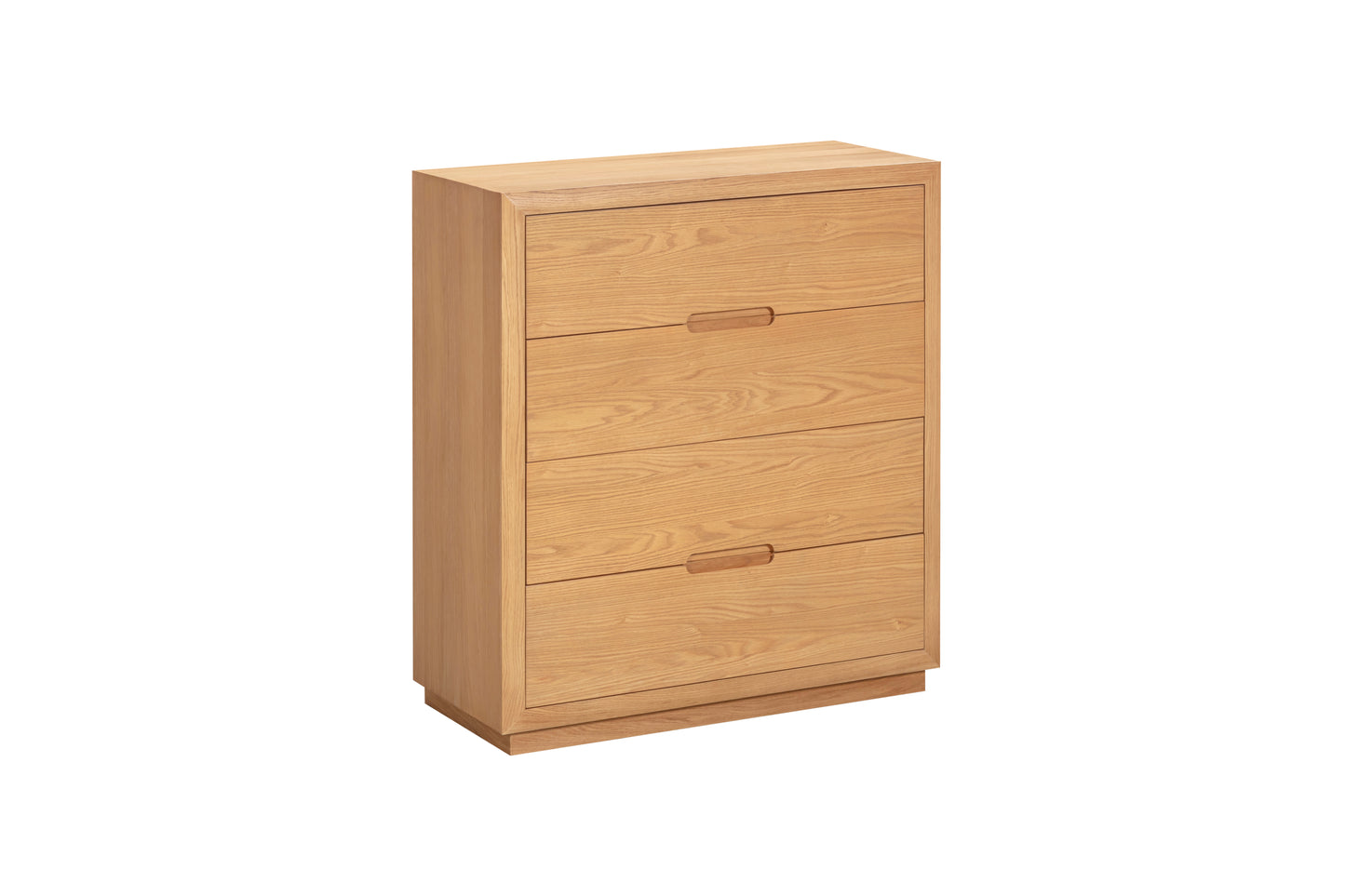 Melody Oak 4 Drawer Tallboy