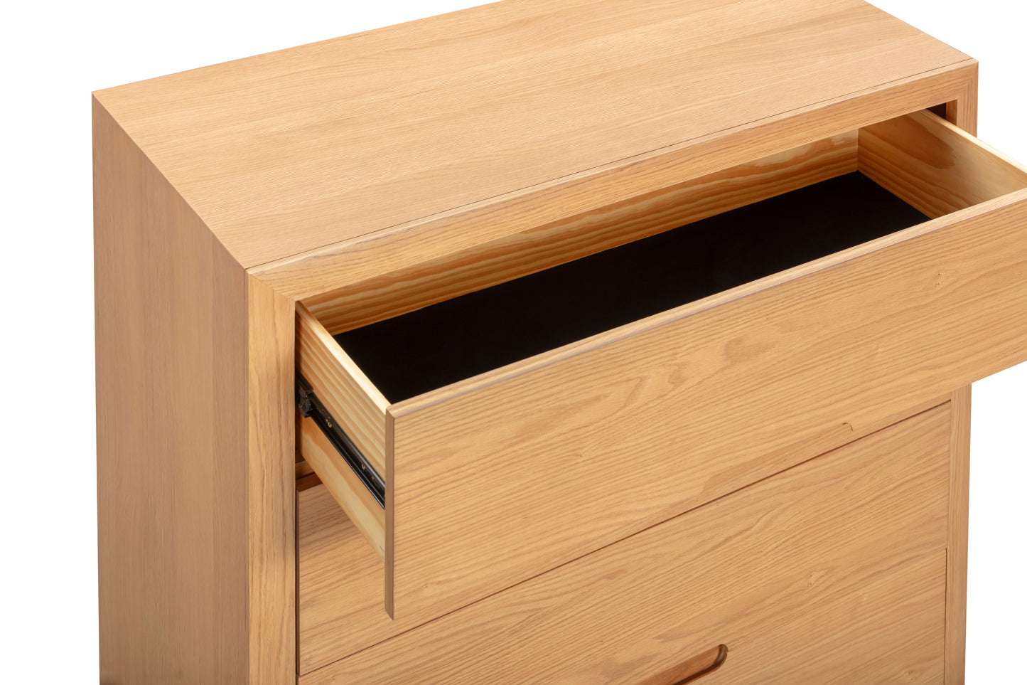 Melody Oak 4 Drawer Tallboy