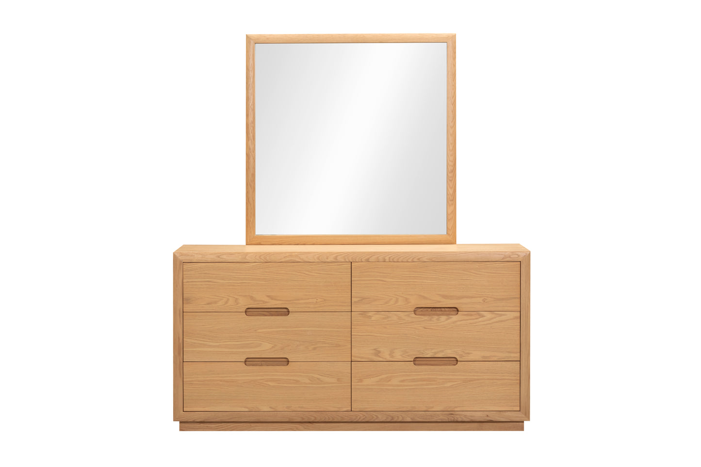 Melody Oak 6 Drawer Dressing Table