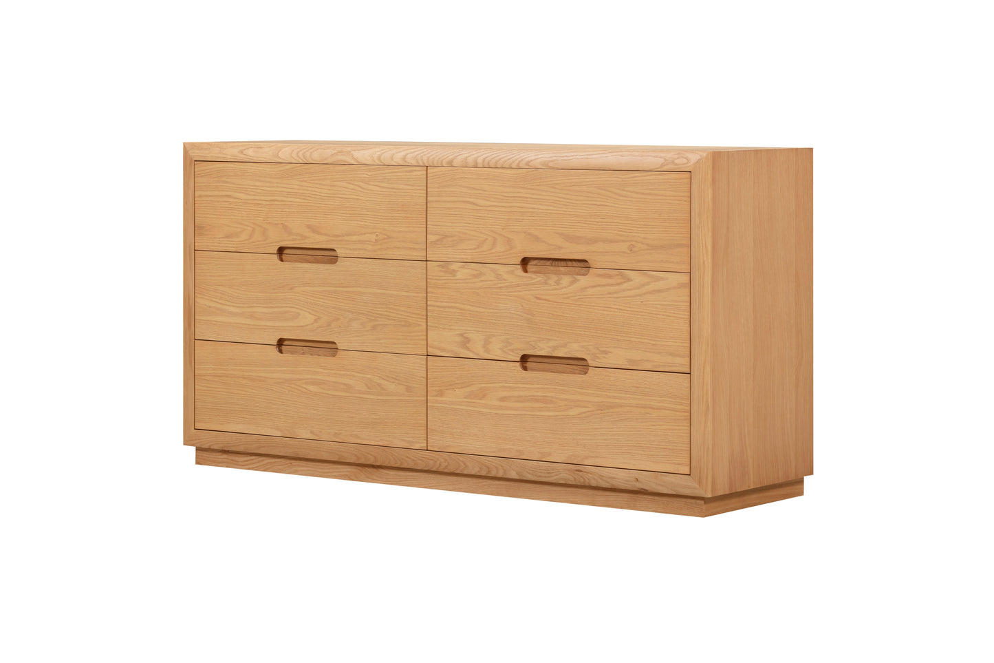 Melody Oak 6 Drawer Dressing Table