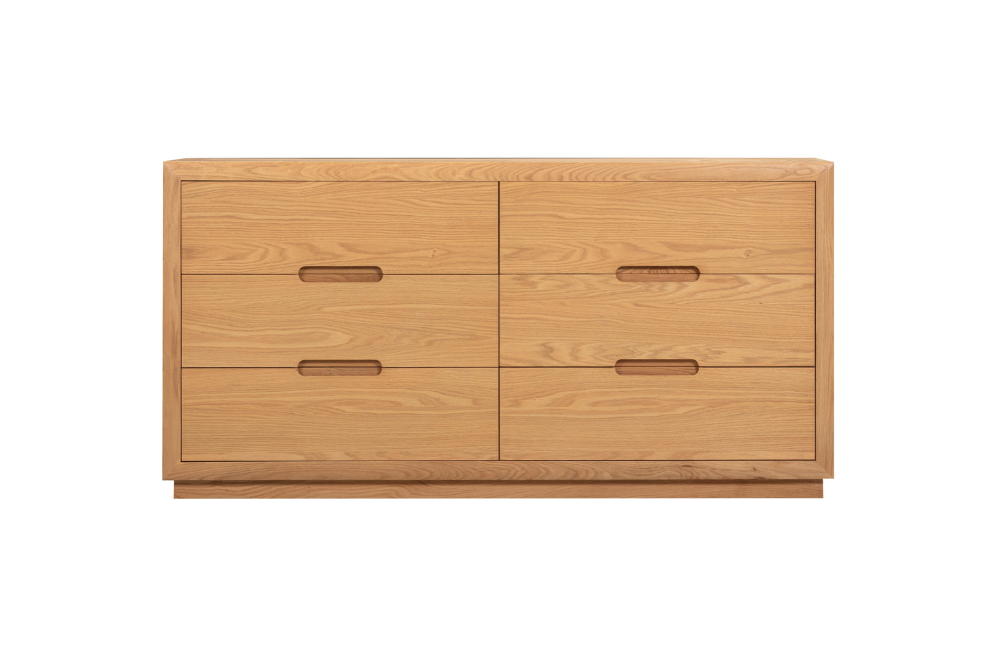 Melody Oak 6 Drawer Dressing Table