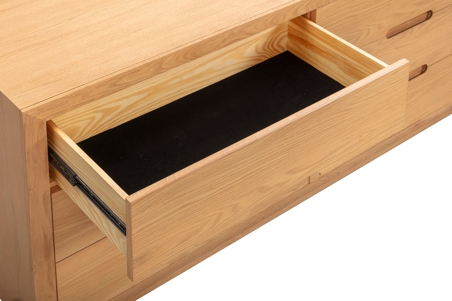 Melody Oak 6 Drawer Dressing Table