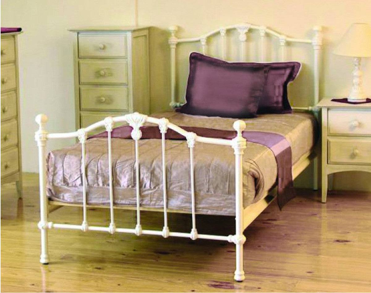 CLAREMONT King Single Size Cast and Wrought Iron Bed