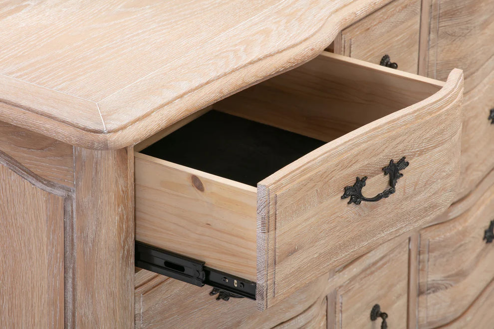 Monterey 9 Drawer Dresser - White Oak