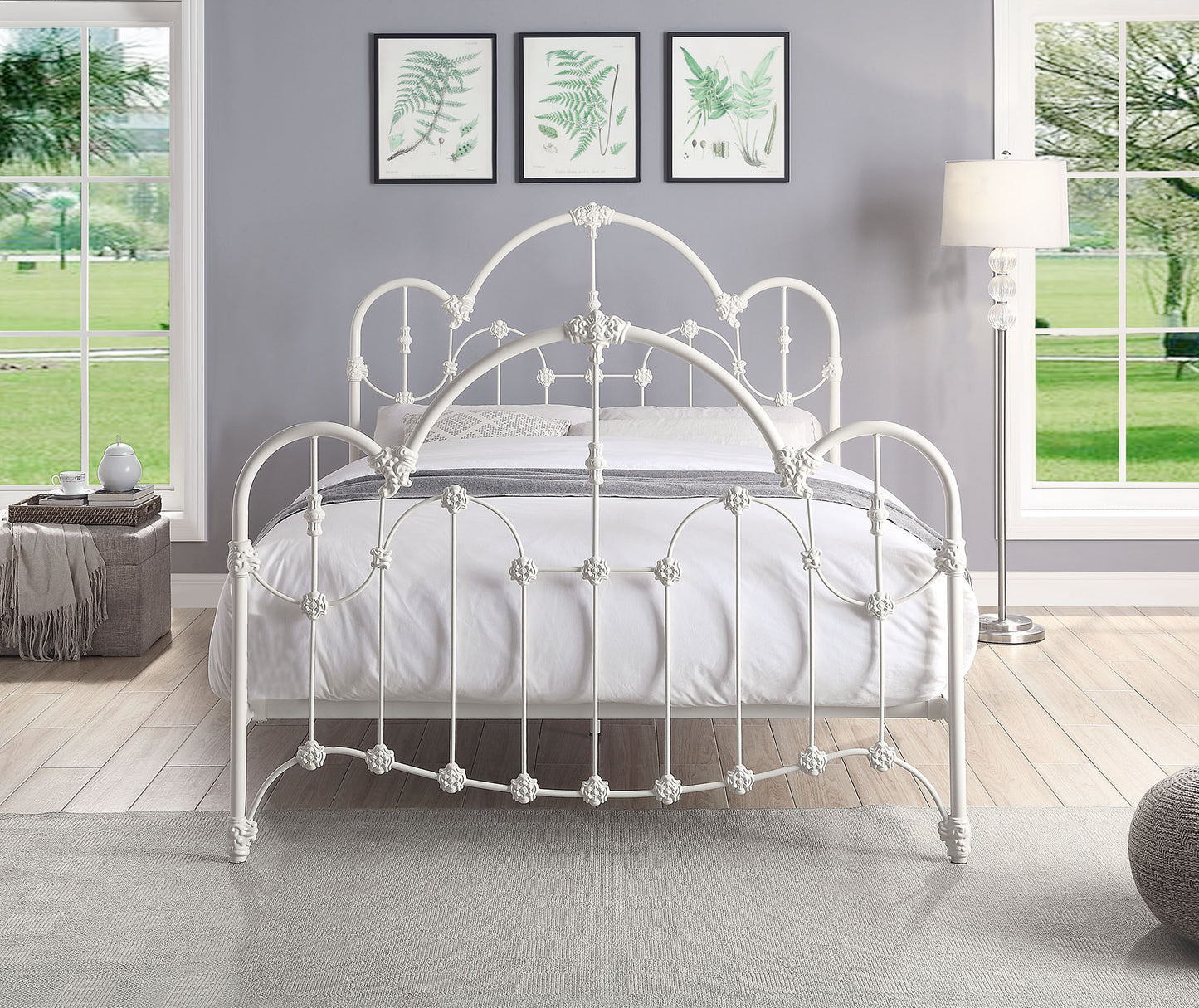 NORMANDY Queen Size Cast and Wrought Iron Bed – Bradshaw Australia