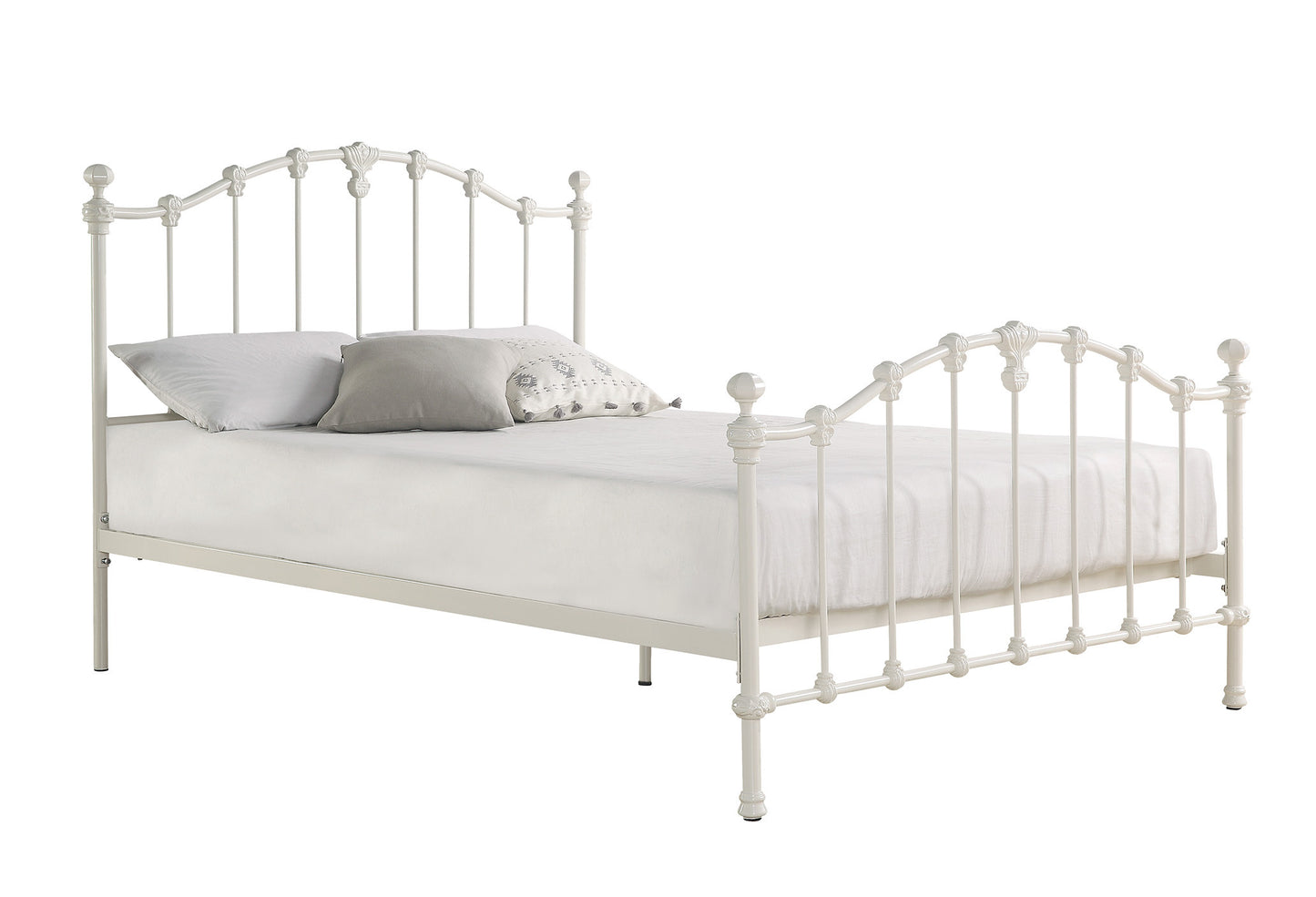 CLAREMONT King Size Cast and Wrought Iron Bed