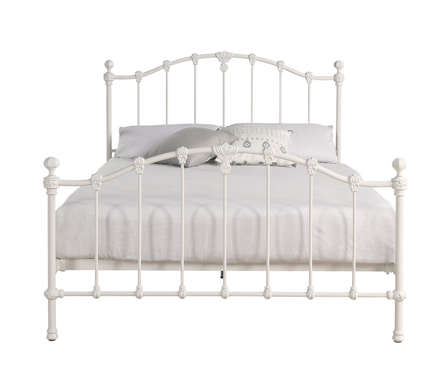 CLAREMONT Double Size Cast and Wrought Iron Bed