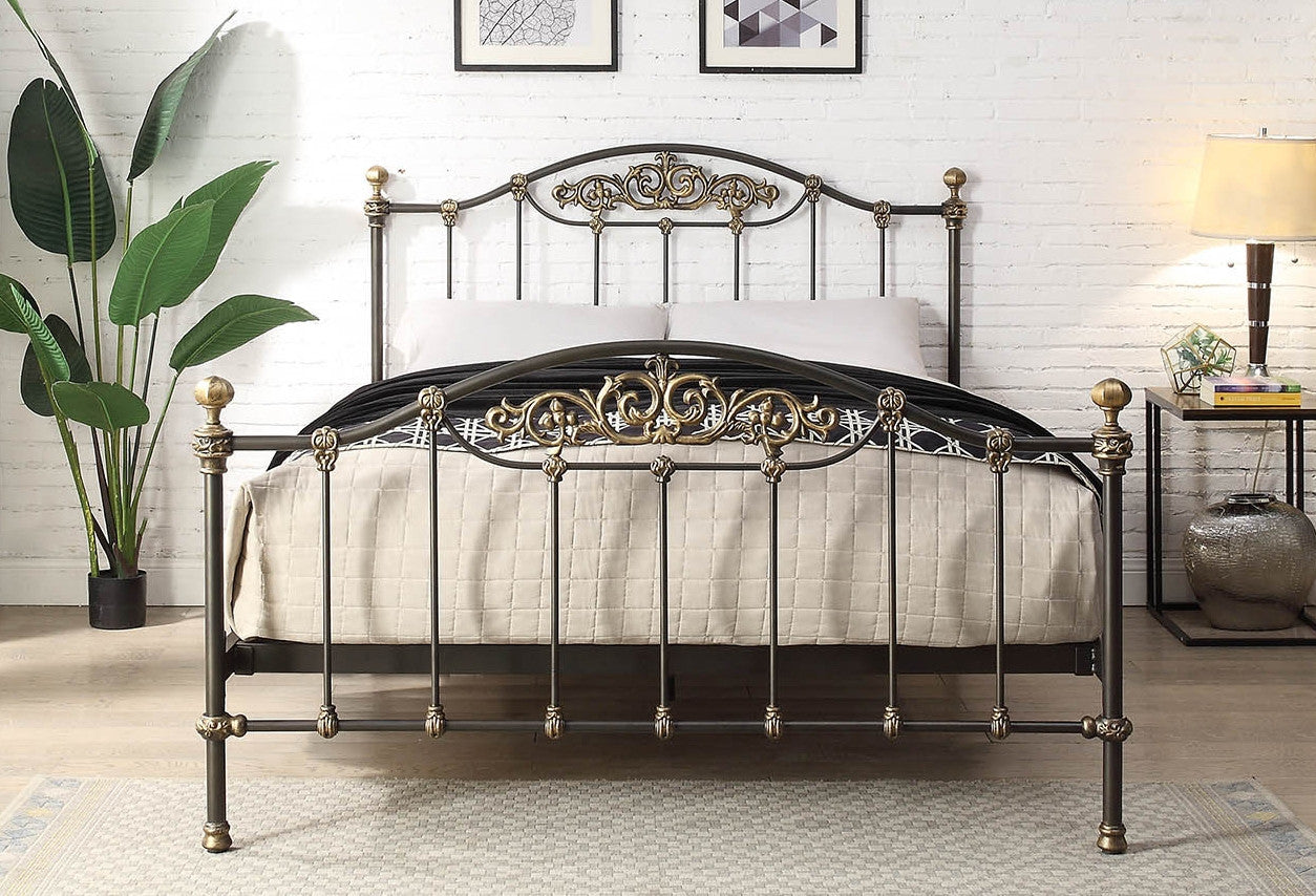 WENTWORTH Queen Size Cast and Wrought Iron Bed – Bradshaw Australia