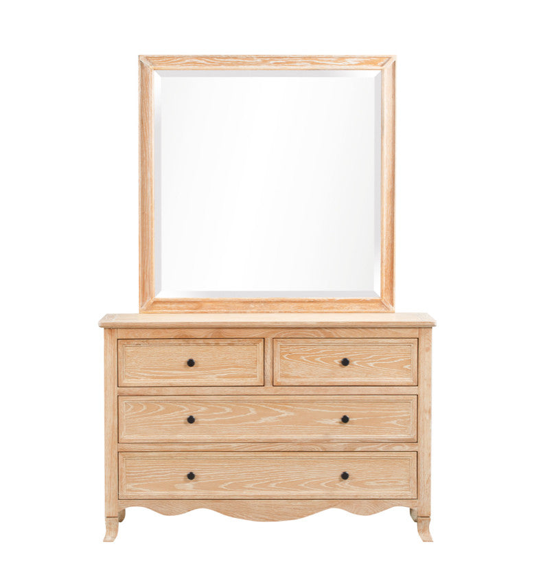 SIENA Dressing Table 4 Drawers European Oak