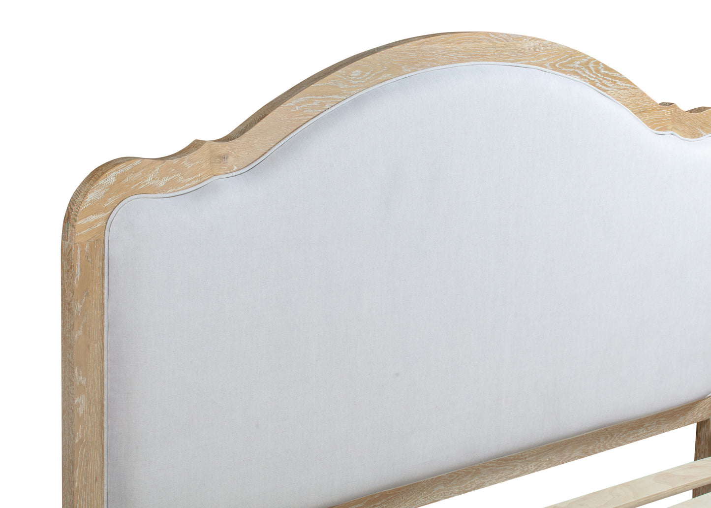 SIENA King European Oak & Upholstered Bed