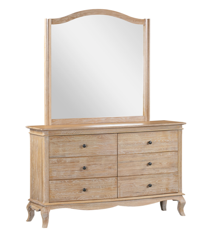 MILLES Oak Dressing Table Weathered Provincial Finish